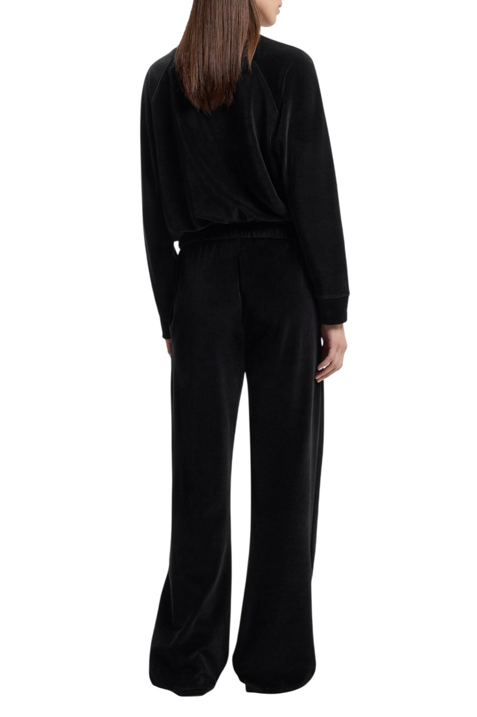 Джемпер из велюра|Основной цвет:Черный Женский BOSS Джемпер из велюра (цвет ), артикул 50550724 | Фото 3