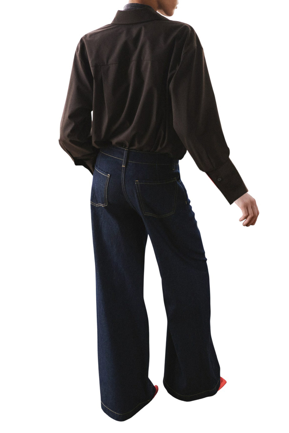 Женский Mango Джинсы LIA широкого кроя (цвет ), артикул 27044073 | Фото 3