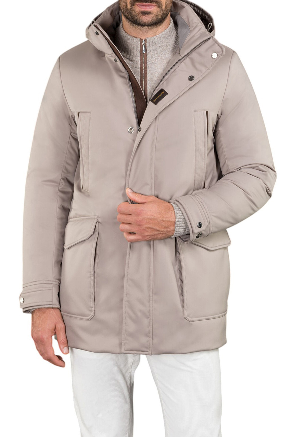 Мужской MooRER Куртка ORAN-CARMEN стеганая (цвет ), артикул MOUCA100219-TEPAQ76-ORAN | Фото 3