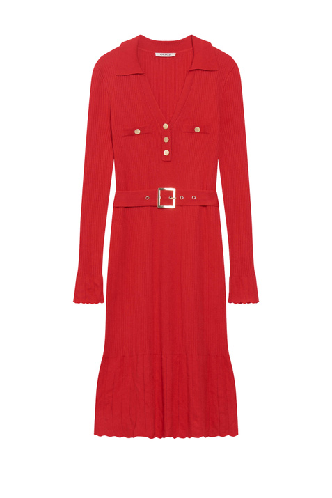 Orsay Платье с V-образным вырезом и поясом ( цвет), артикул 530344 | Фото 1