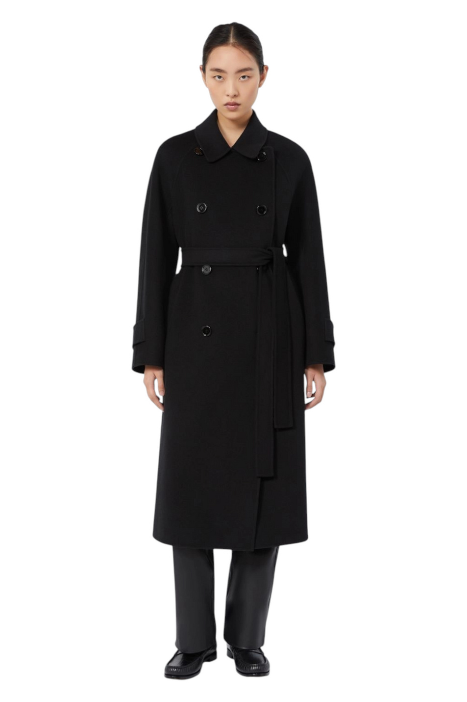 Пальто SAMANTA из шерсти|Основной цвет:Черный Женский Max Mara Пальто SAMANTA из шерсти (цвет ), артикул 2629016111 | Фото 3