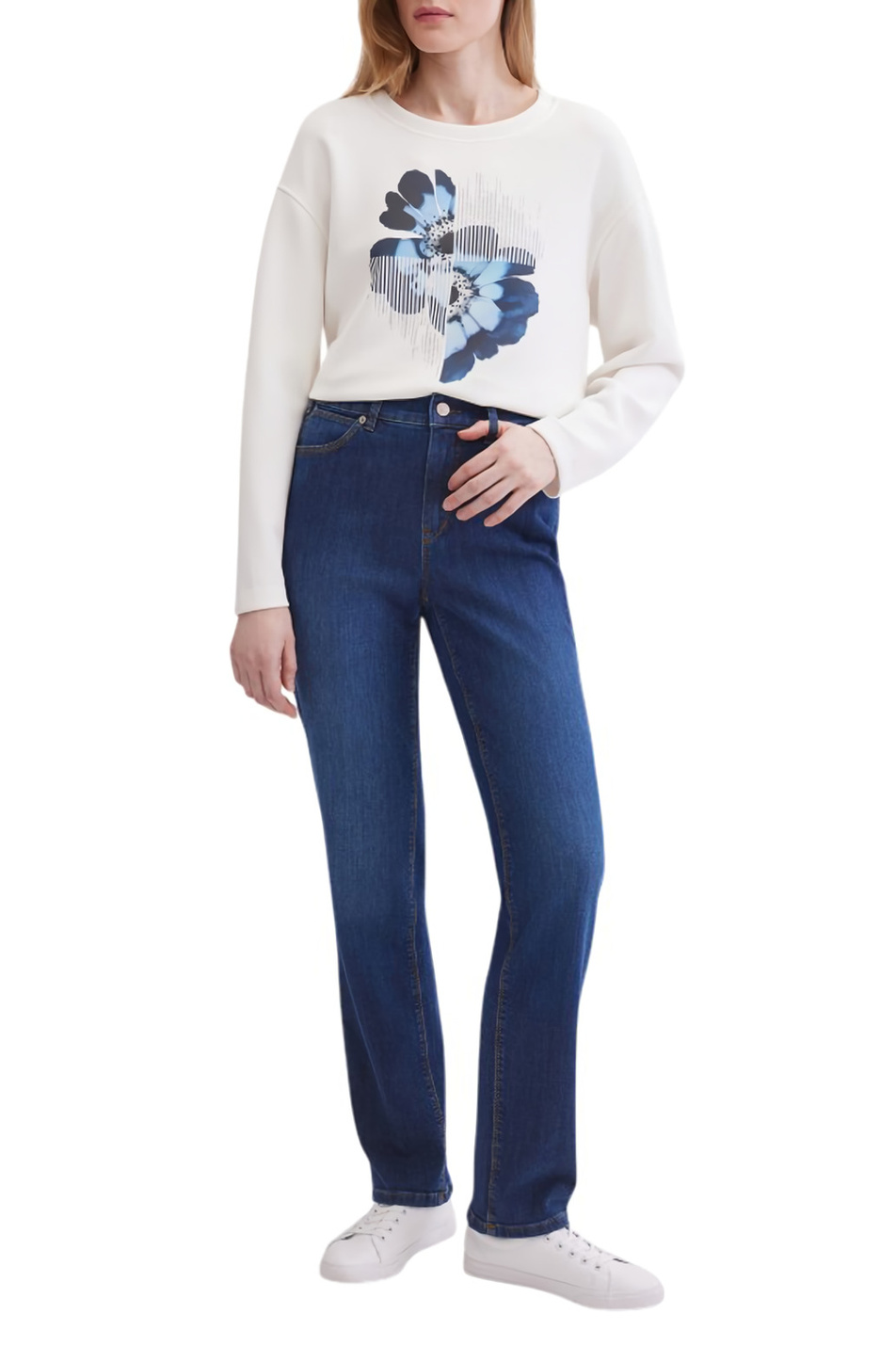 Женский Gerry Weber Джинсы из эластичного хлопка (цвет ), артикул 922006-68001 | Фото 3