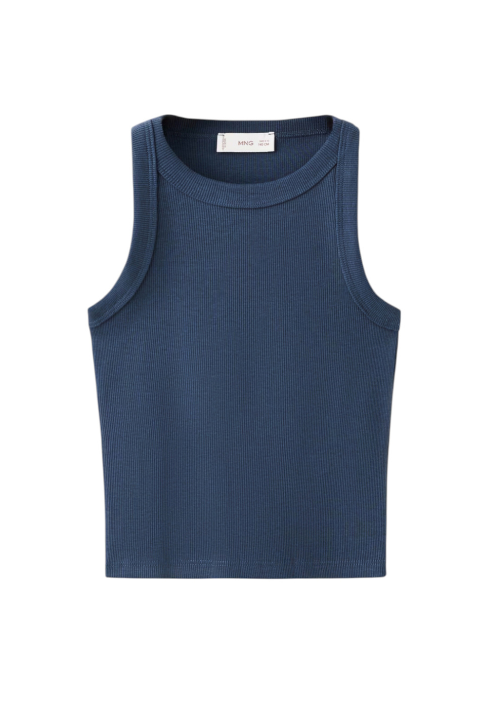 Девочкам Mango Kids Топ RIB из эластичного хлопка (цвет ), артикул 27016747 | Фото 1