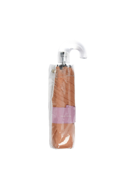Складной зонт в прозрачном чехле|Основной цвет:Бежевый|Артикул:190437 | Фото 2