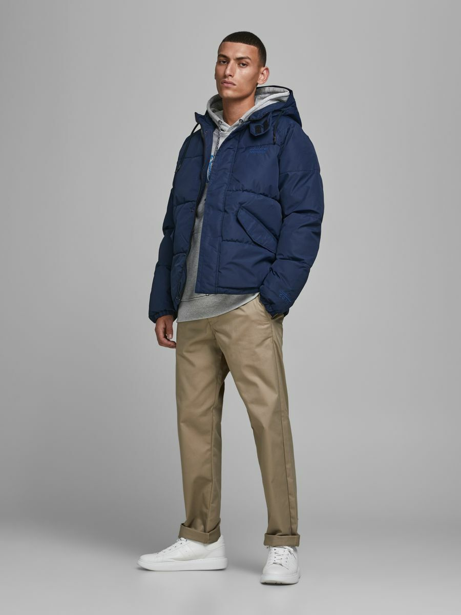 Стеганая куртка с капюшоном|Основной цвет:Синий Мужской Jack & Jones Стеганая куртка с капюшоном (цвет ), артикул 12178729 | Фото 2