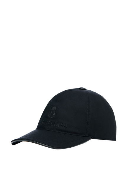 Однотонная кепка из шерсти|Основной цвет:Черный|Артикул:90O332-2829207 | Фото 1