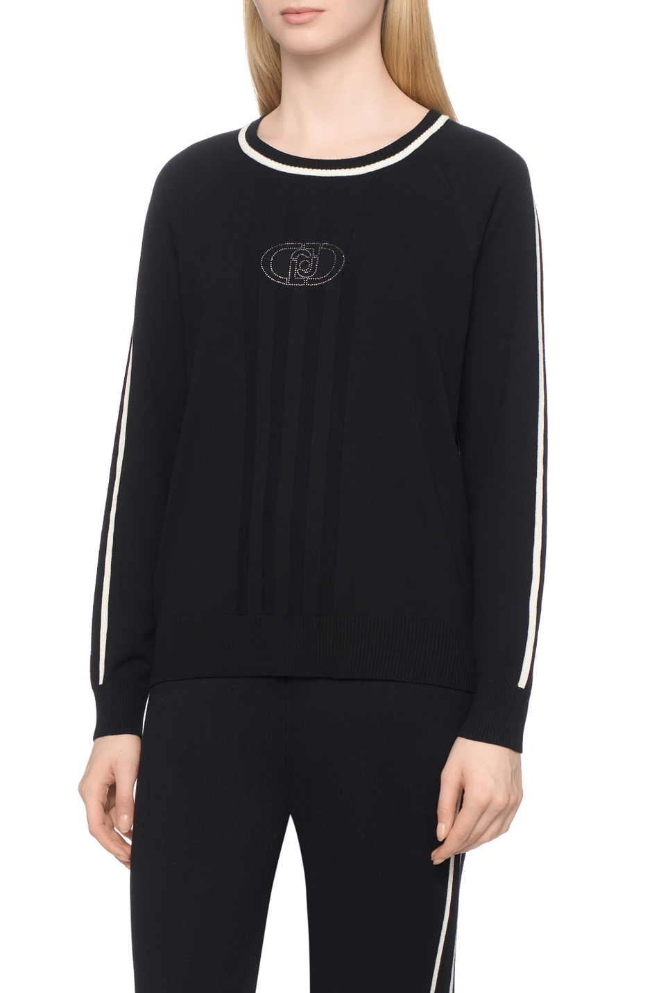 Женский Liu Jo Джемпер со стразами (цвет ), артикул TF5078MS63L | Фото 4