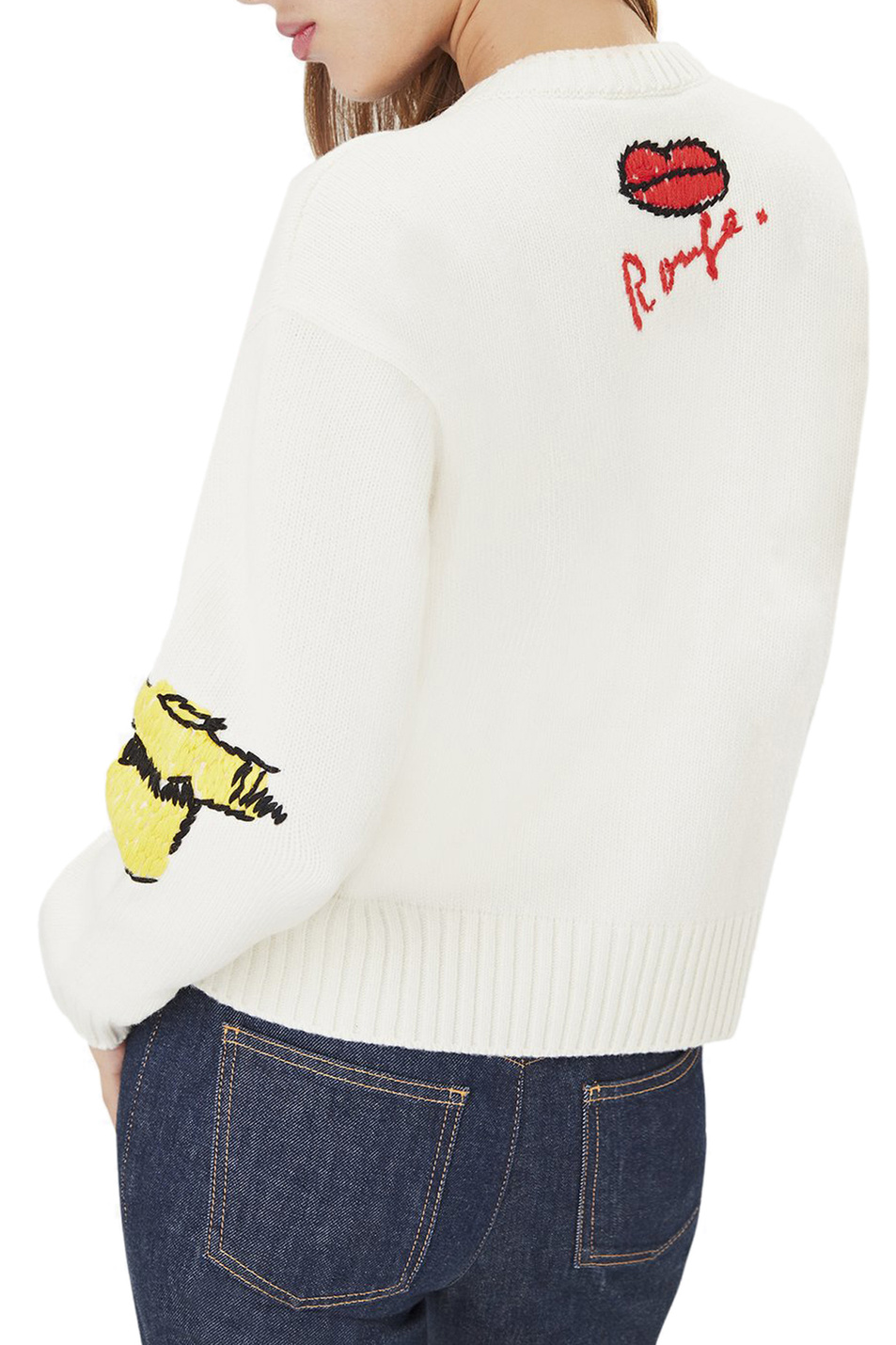 Женский Sonia Rykiel Джемпер из натуральной шерсти (цвет ), артикул 121HP039-AA | Фото 5