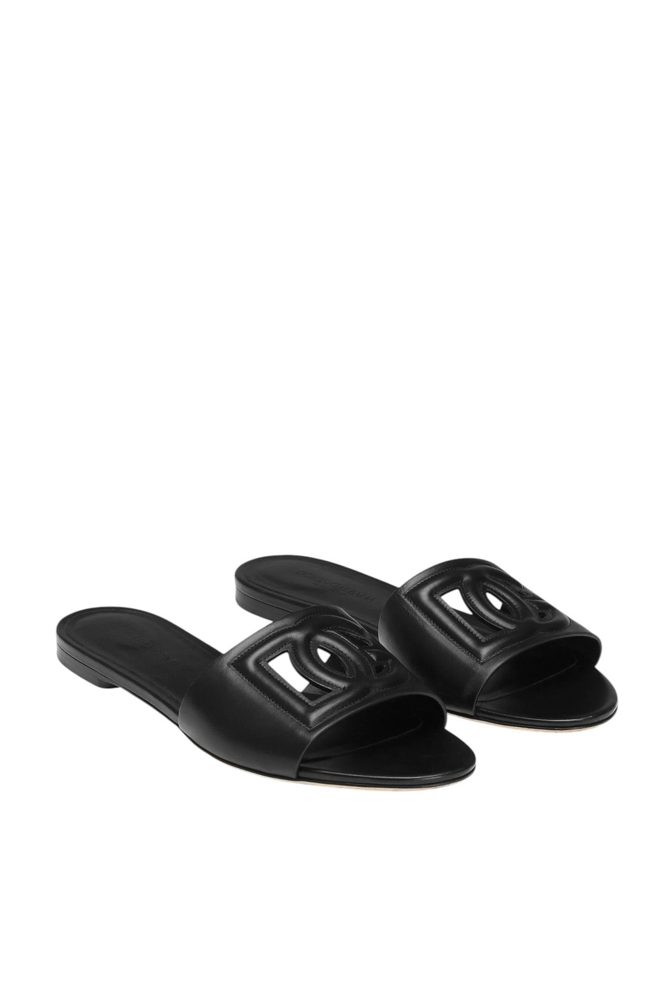 Женский Dolce & Gabbana Шлепанцы Bianca из натуральной кожи (цвет ), артикул CQ0436-AY329 | Фото 2