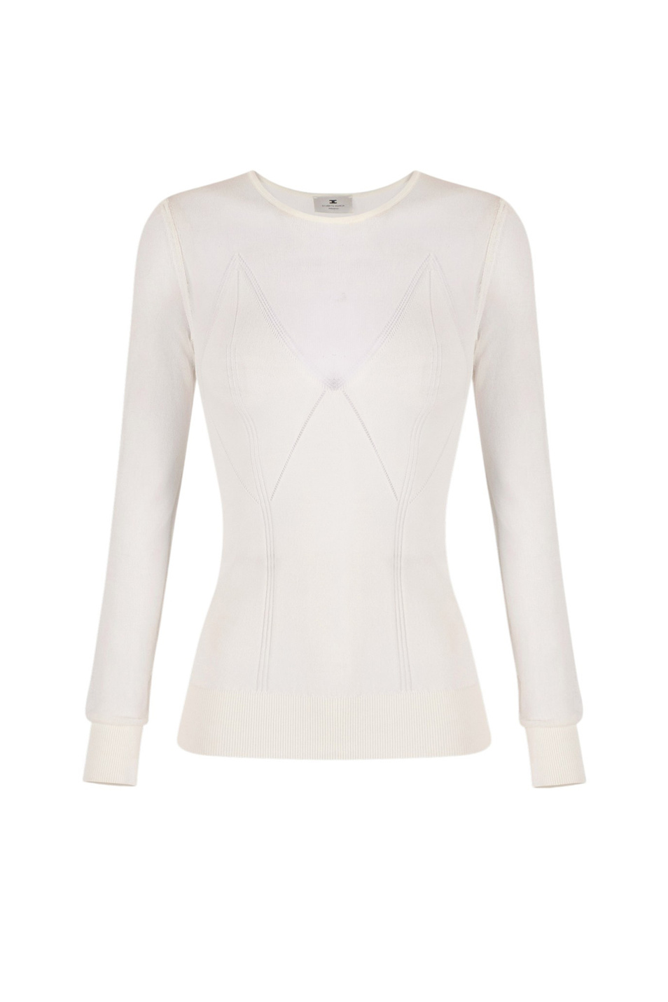 Женский Elisabetta Franchi Джемпер с полупрозрачными элементами (цвет ), артикул MK63Q61E2 | Фото 1