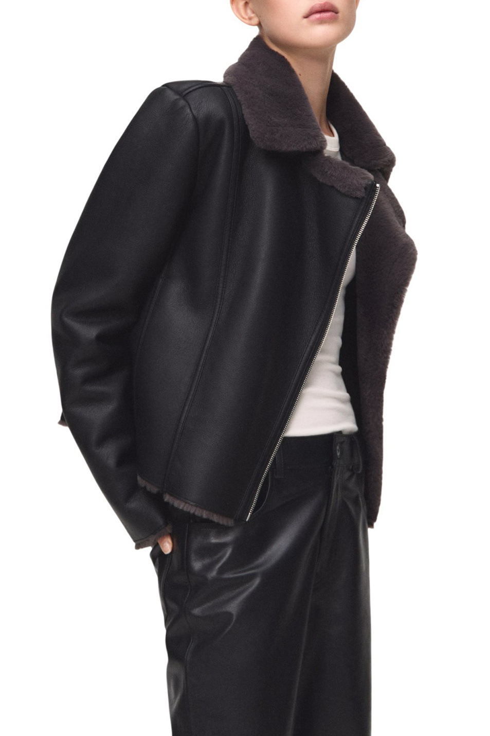 Женский Mango Куртка CADI из искусственного меха (цвет ), артикул 27091187 | Фото 3