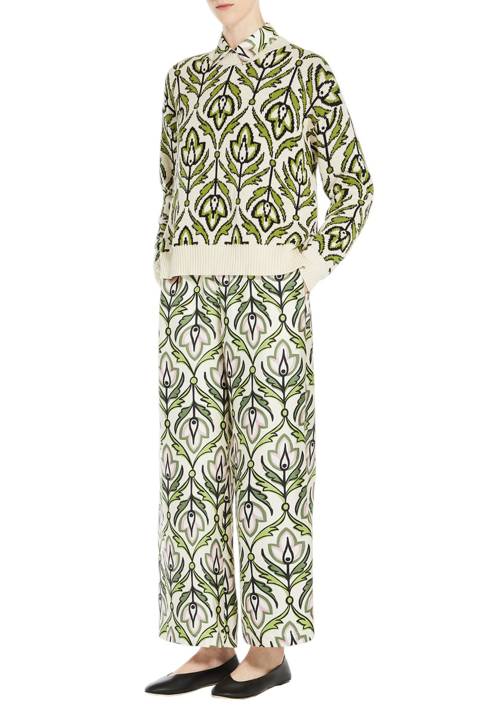 Женский Weekend Max Mara Брюки EUSEBIO из шелка (цвет ), артикул 2515131091 | Фото 2