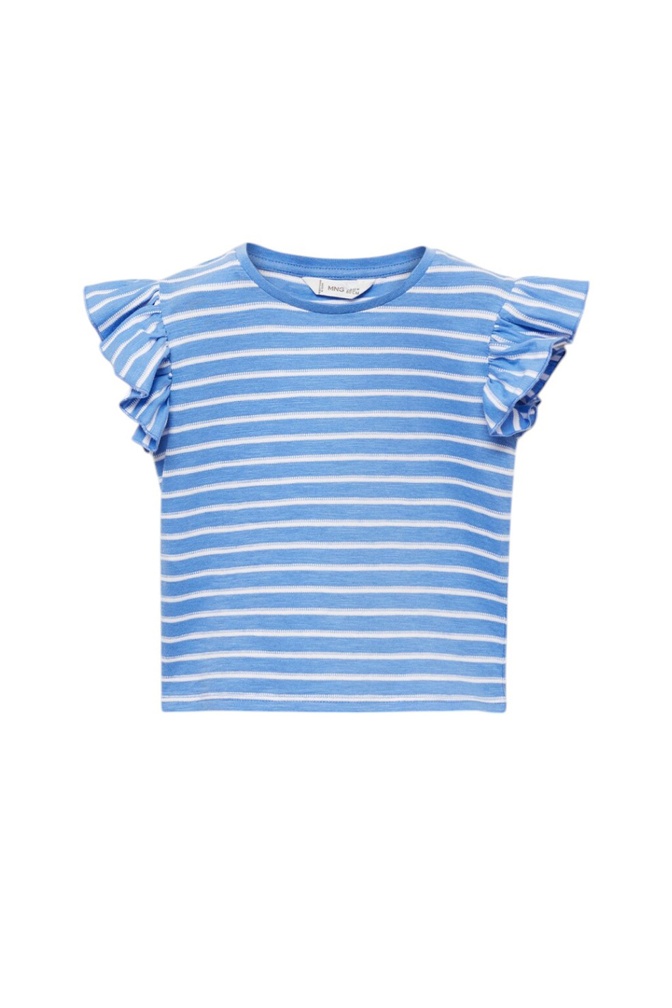 Малышкам девочкам Mango Kids Футболка SOFI в полоску (цвет ), артикул 87095137 | Фото 1