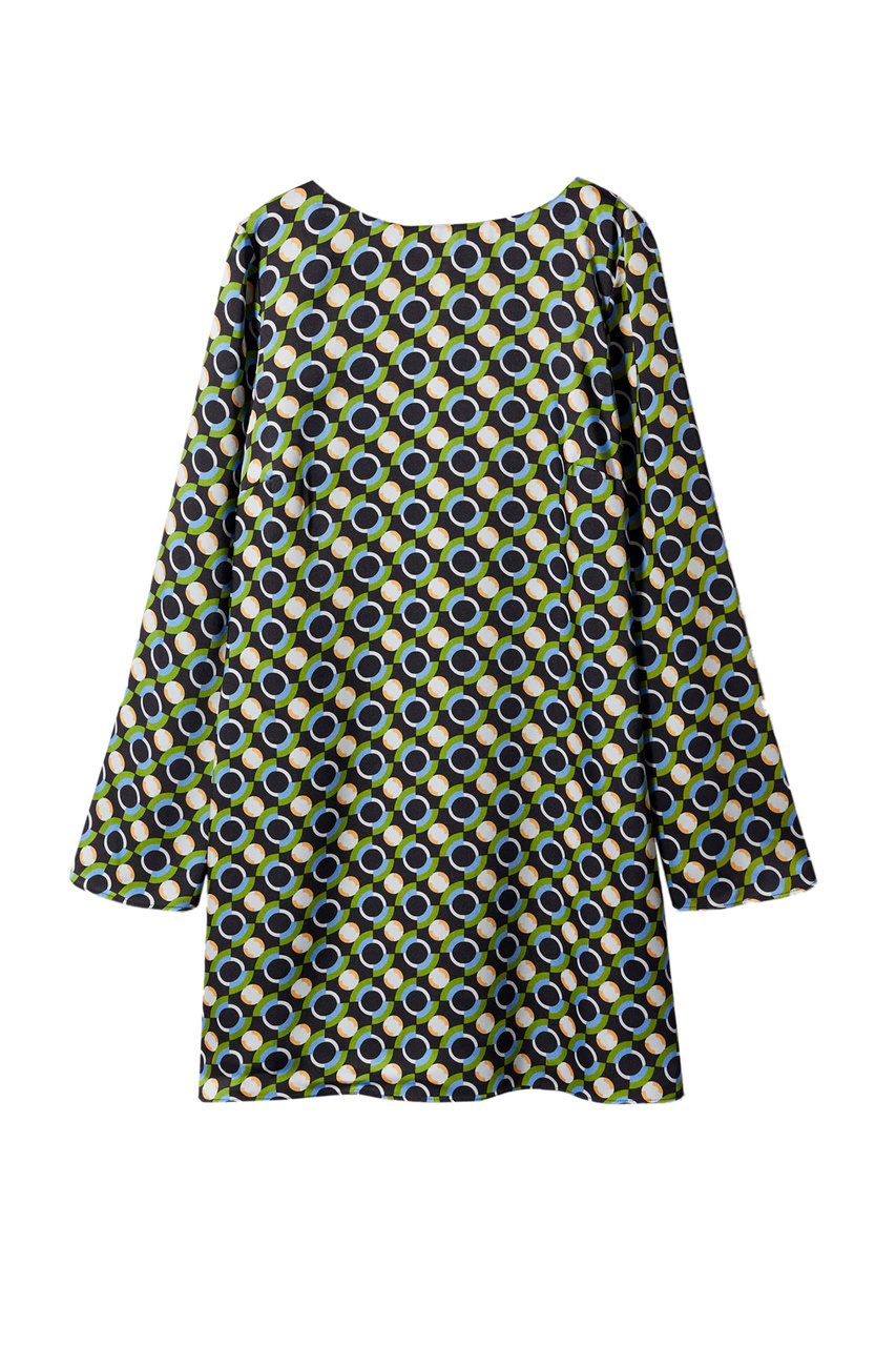 Платье SALOME с принтом|Основной цвет:Черный|Артикул:47027139 | Фото 1