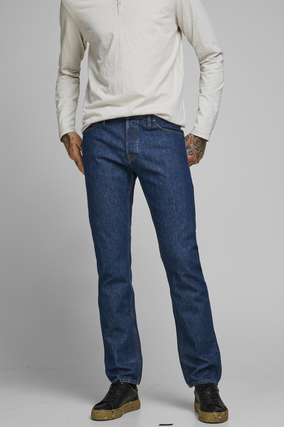 Мужской Jack & Jones Джинсы Mike Comfort fit (цвет ), артикул 12169091 | Фото 3