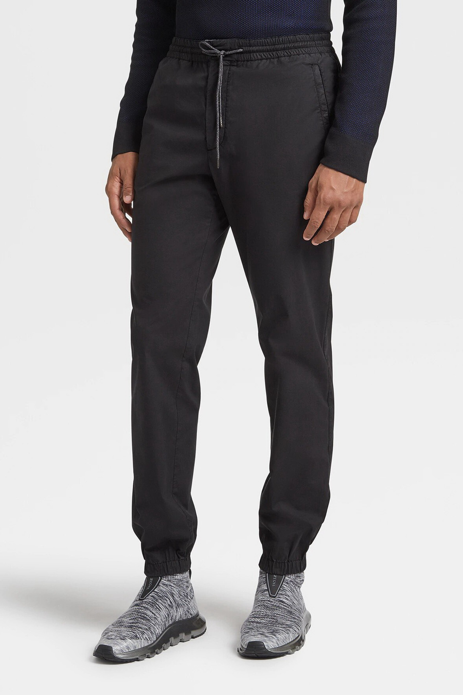 Мужской Zegna Брюки из эластичного хлопка (цвет ), артикул VU123-ZZ346-K09 | Фото 1