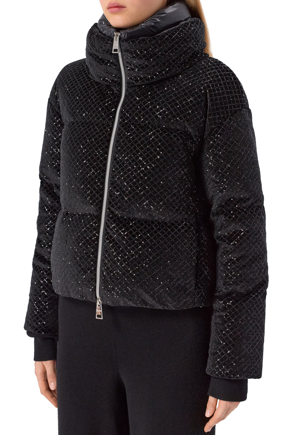 Женский Herno Куртка с отделкой пайетками (цвет ), артикул PI002161D-12751 | Фото 4