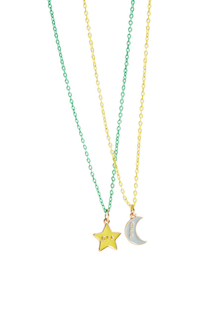 Набор ожерелий PAULA с подвеской|Основной цвет:Мультиколор|Артикул:37034054 | Фото 2