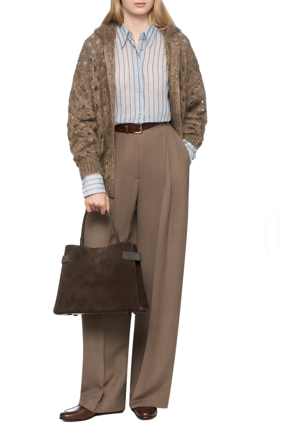 Женский Brunello Cucinelli Кардиган с пайетками (цвет ), артикул MNA326506 | Фото 3