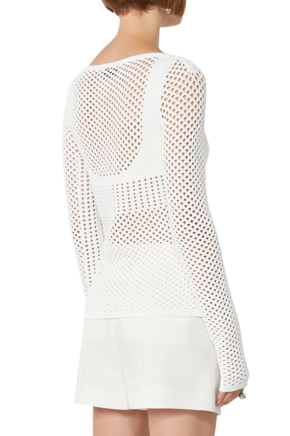 Женский Sportmax Джемпер FAGLIA фактурной вязки (цвет ), артикул 2612361052 | Фото 4