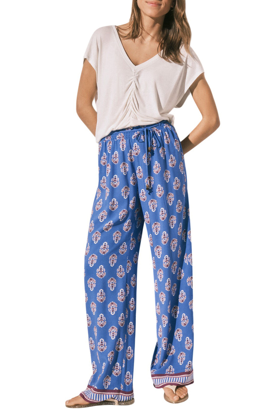 Женский Women'secret Футболка из вискозы и льна (цвет ), артикул 3273301 | Фото 2