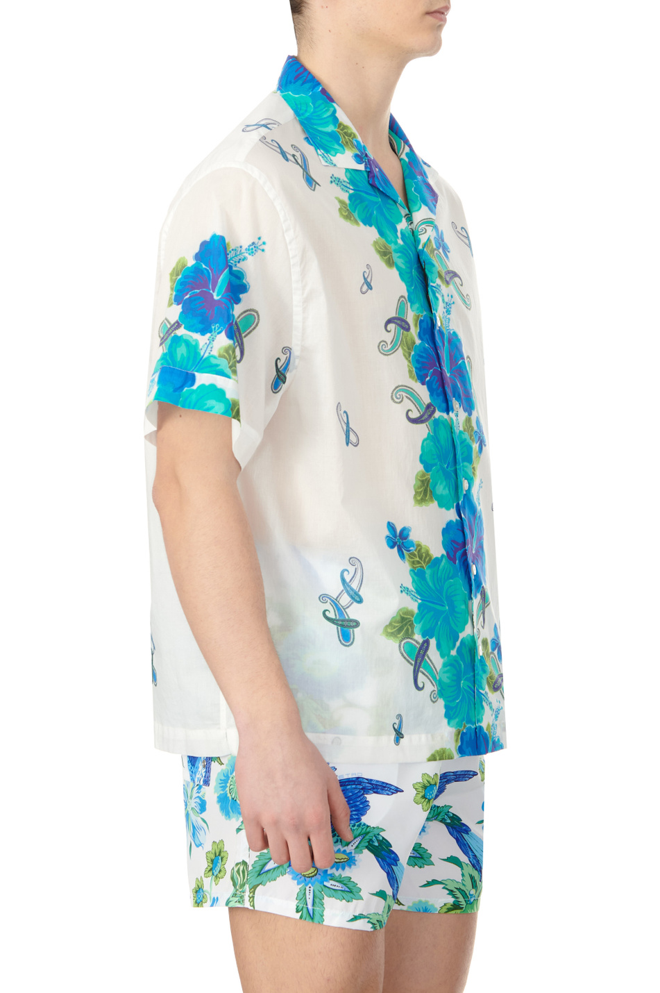 Мужской Etro Рубашка из натурального хлопка с принтом (цвет ), артикул MRIC001399SP505X0883 | Фото 3