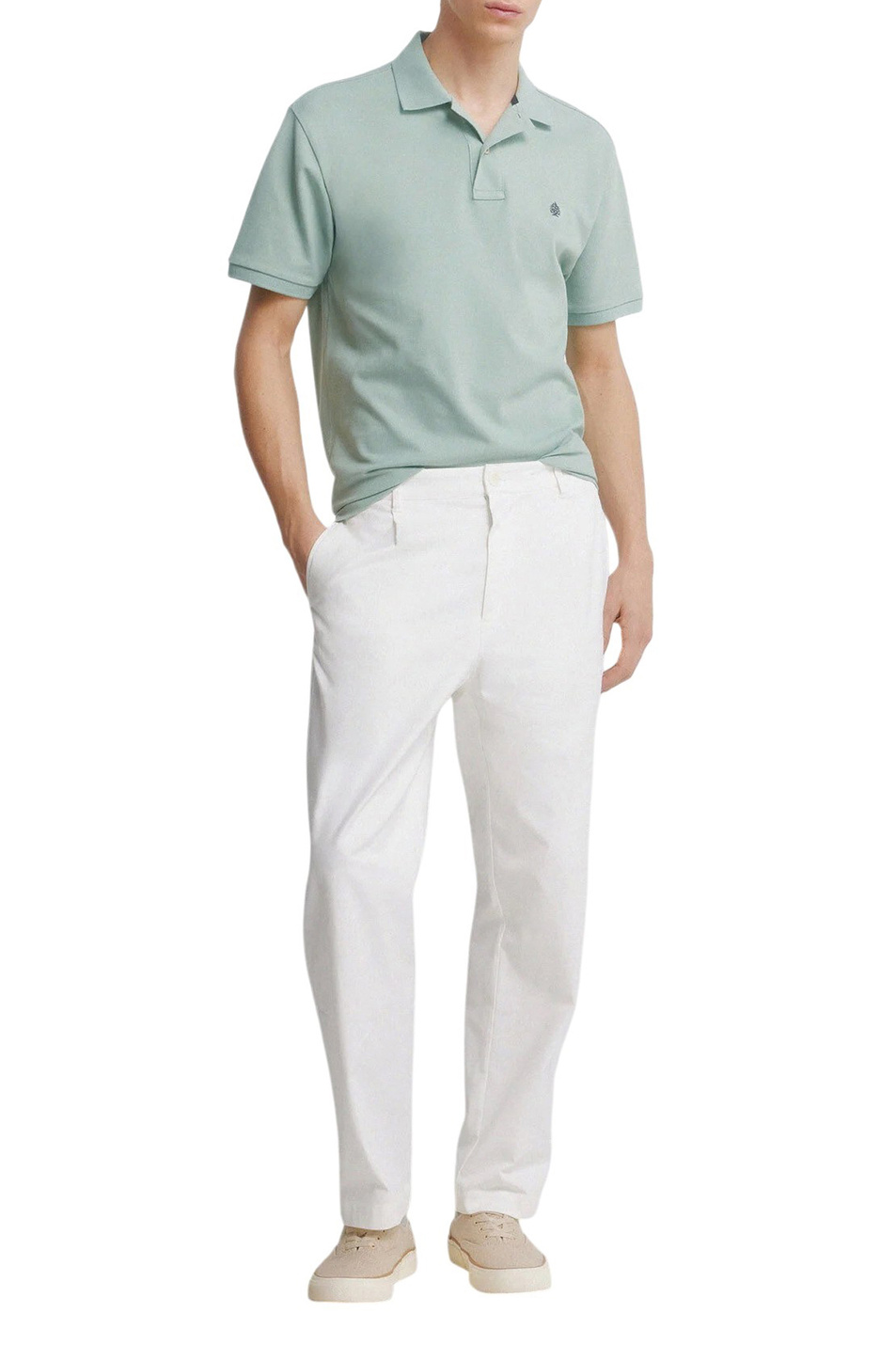 Мужской Springfield Поло из хлопка (цвет ), артикул 8551097 | Фото 2