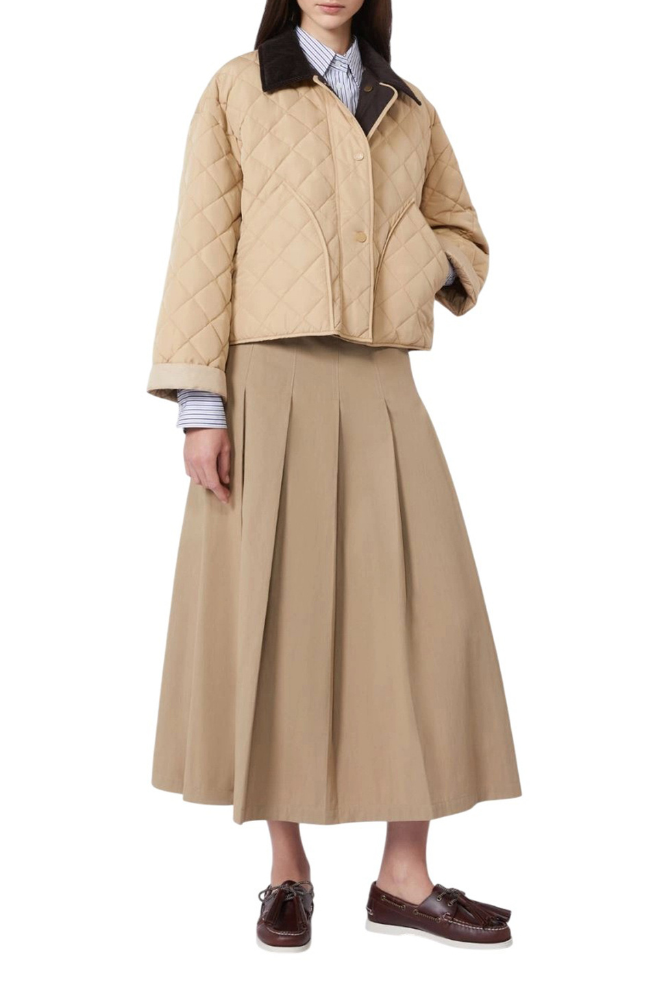 Женский Weekend Max Mara Юбка ORME из габардина (цвет ), артикул 2615101111 | Фото 2