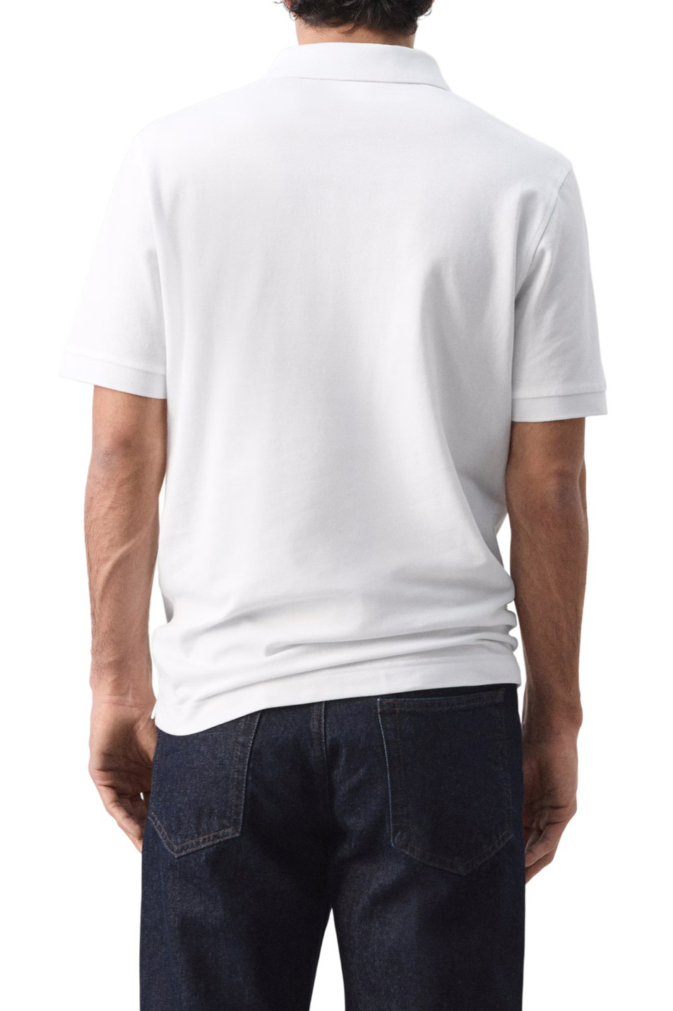 Мужской Mango Man Поло REA из хлопка (цвет ), артикул 27024427 | Фото 4