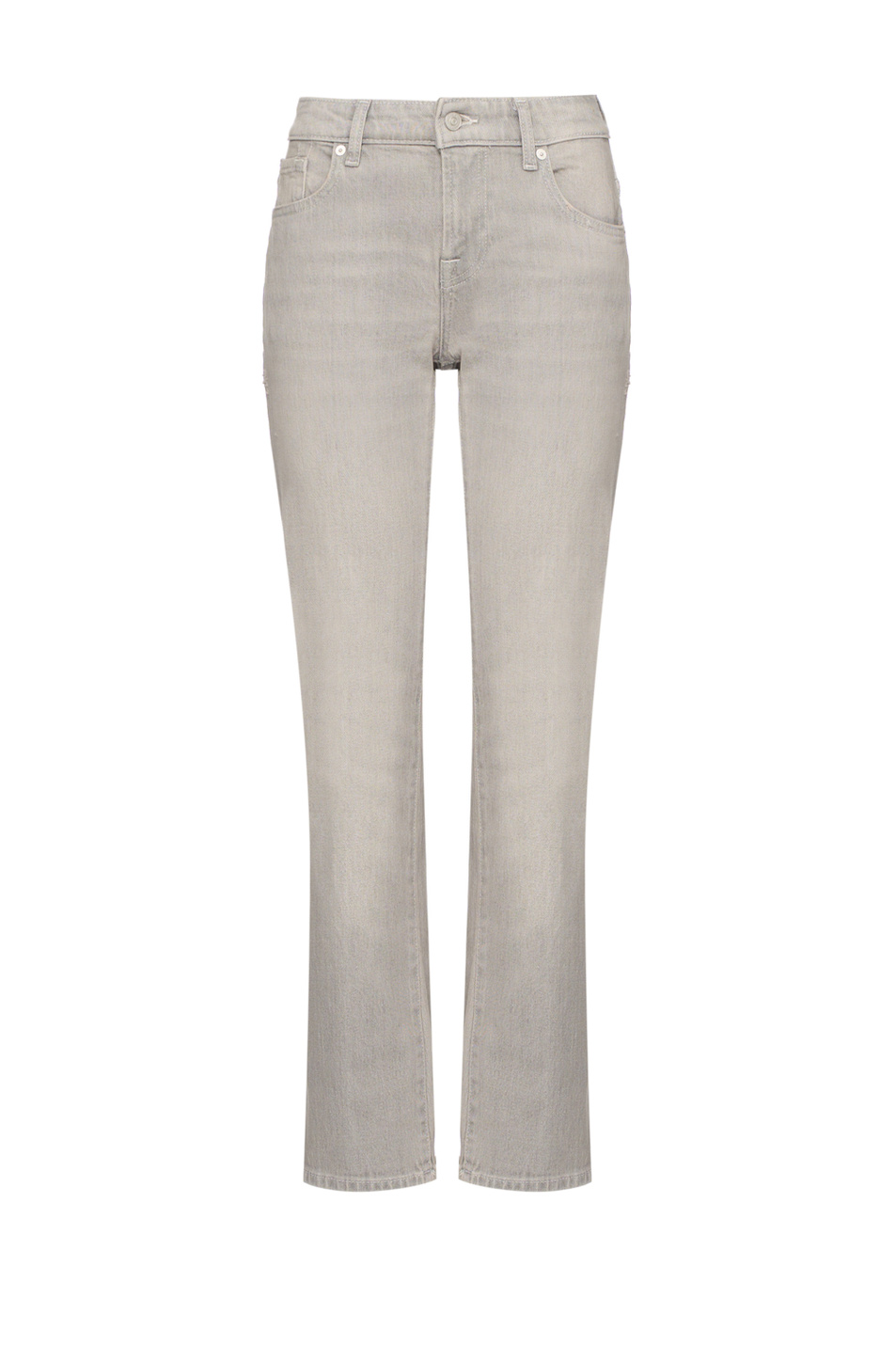 Джинсы из эластичного хлопка|Основной цвет:Серый Женский 7 for all Mankind Джинсы из эластичного хлопка (цвет ), артикул 7UC90C64 | Фото 1