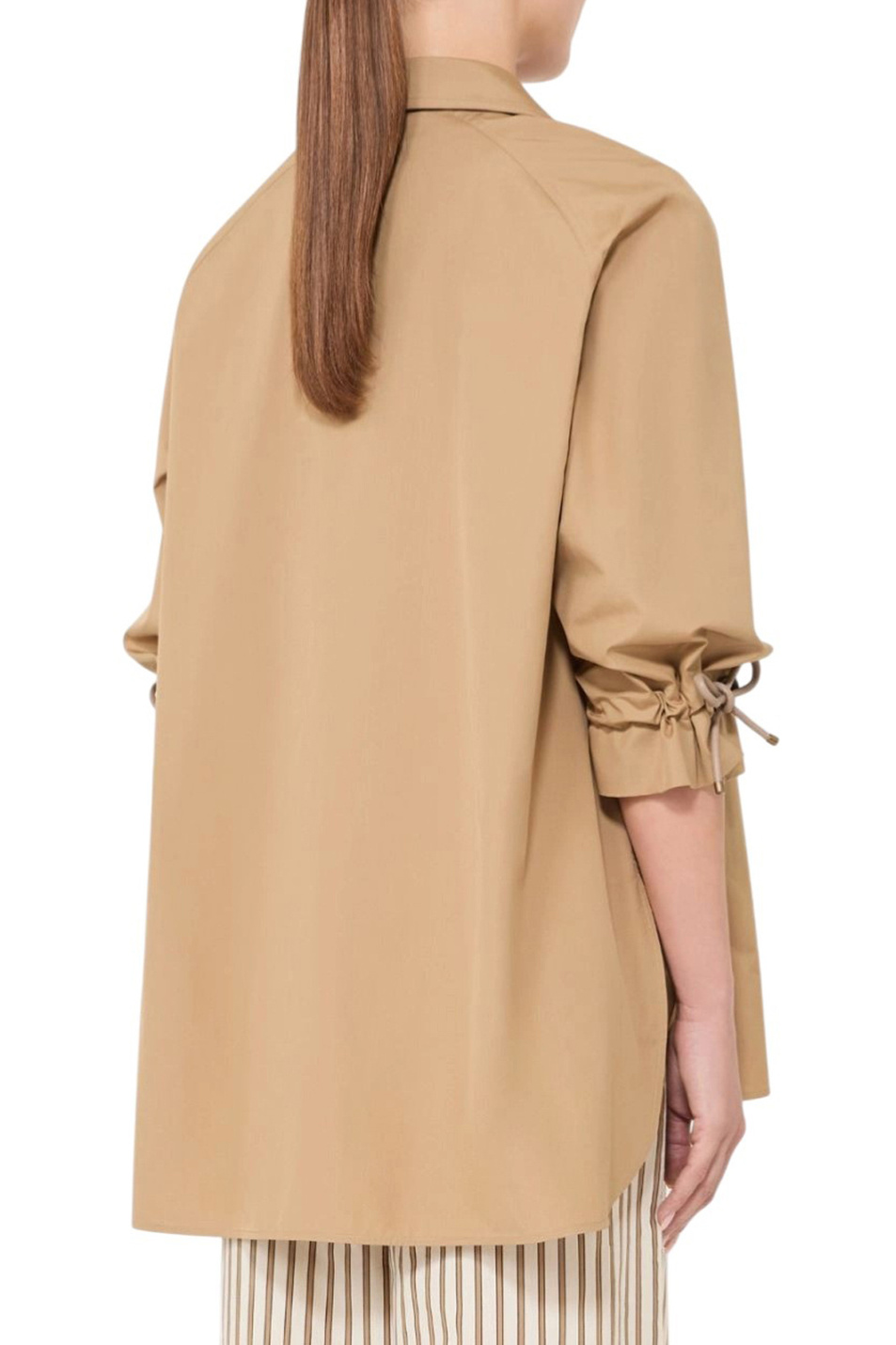 Женский Max Mara Рубашка ADORNI из хлопка (цвет ), артикул 2611191062 | Фото 4