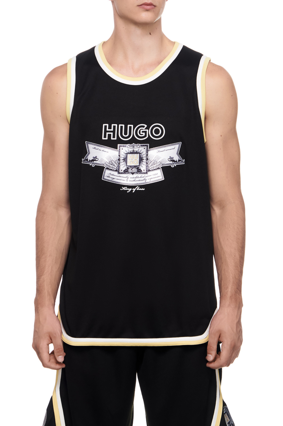 Мужской HUGO Майка Drapes с логотипом (цвет ), артикул 50516090 | Фото 3