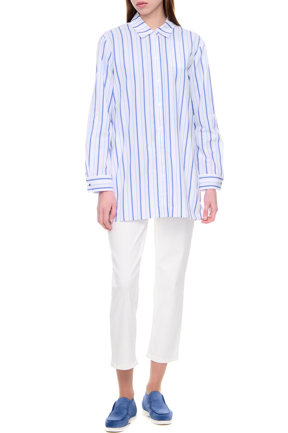 Женский Gerry Weber Джинсы с контрастным платком (цвет ), артикул 925024-31600 | Фото 3