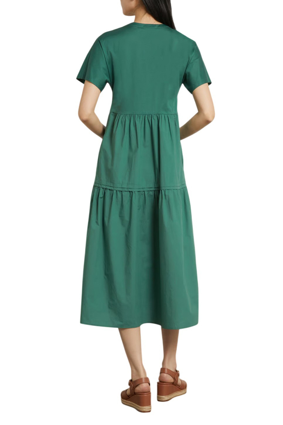 Женский Weekend Max Mara Платье CAPSULA из хлопка (цвет ), артикул 2615621032 | Фото 4