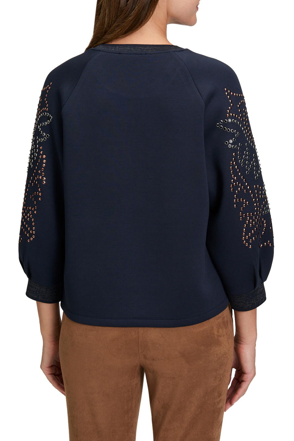Джемпер со стразами|Основной цвет:Синий Женский Betty Barclay Джемпер со стразами (цвет ), артикул 2582/1499 | Фото 5