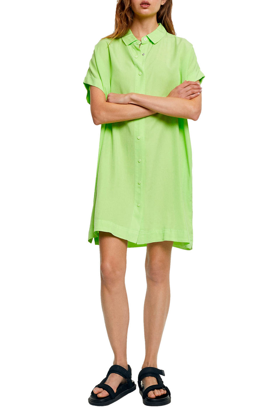 Parfois Платье-рубашка из лиоцелла (цвет ), артикул 196515 | Фото 2