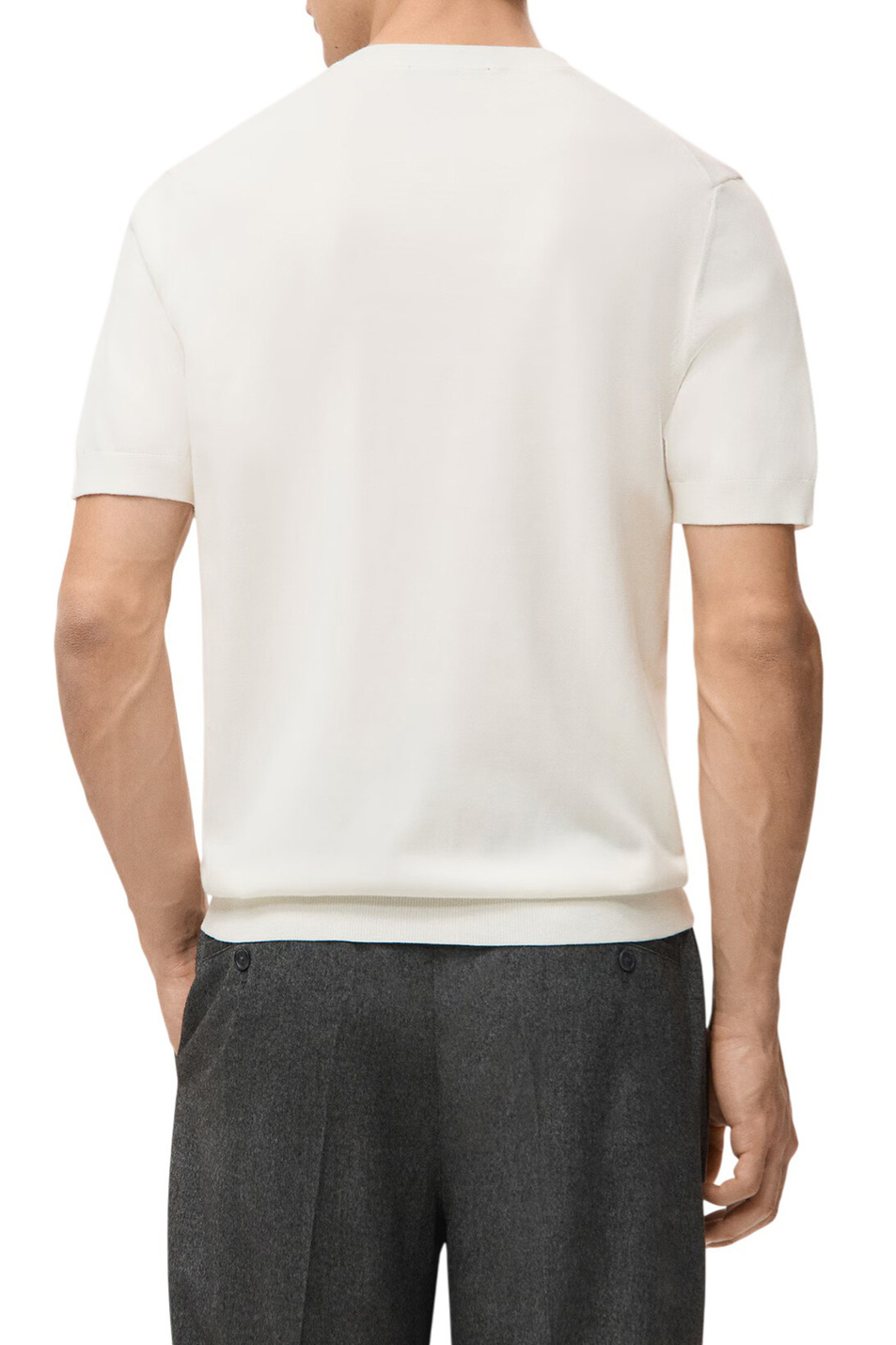 Мужской Mango Man Джемпер ARRAONA однотонный (цвет ), артикул 27061281 | Фото 4