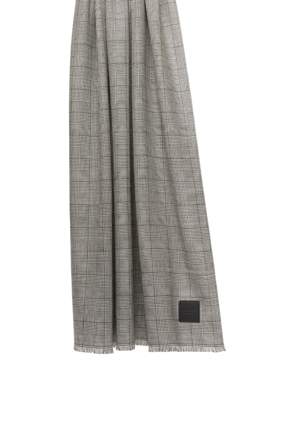 Женский Weekend Max Mara Палантин QUANTUM из шерсти в клетку (цвет ), артикул 2625546045 | Фото 2
