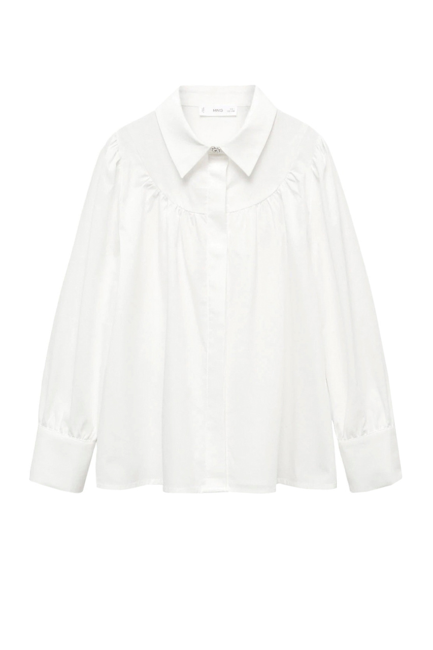 Блузка MARION из натурального хлопка|Основной цвет:Белый|Артикул:67030434 | Фото 1