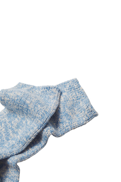 Теплые носки из смесового хлопка|Основной цвет:Голубой|Артикул:17081102 | Фото 2