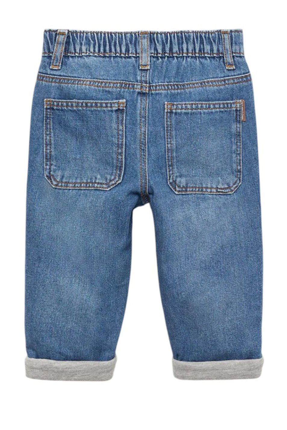 Мальчикам Mango Kids Джинсы SANTIB из хлопка (цвет ), артикул 77097926 | Фото 2