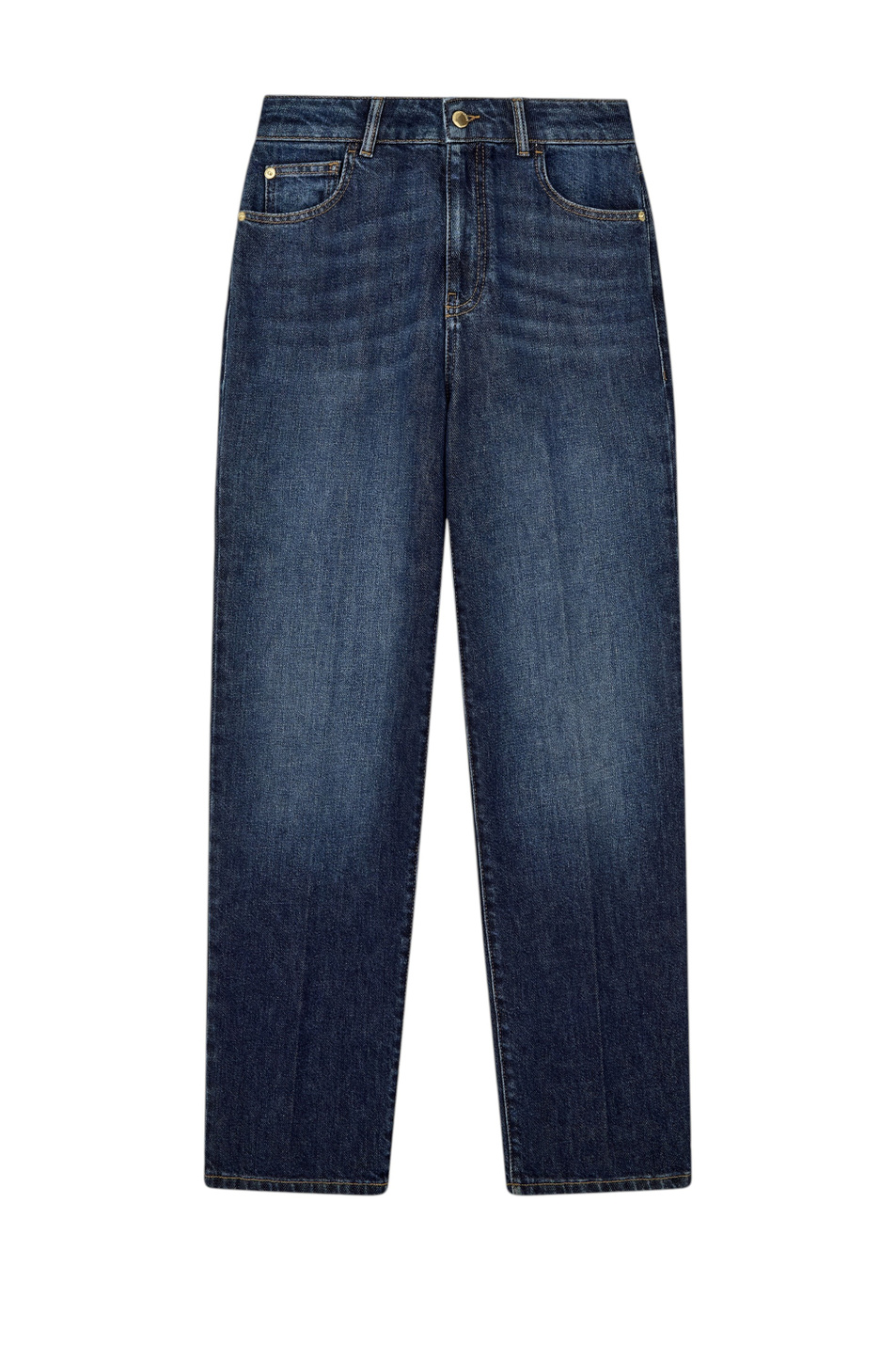 Женский Emporio Armani Джинсы из эластичного хлопка (цвет ), артикул EW003498-AF27890 | Фото 1
