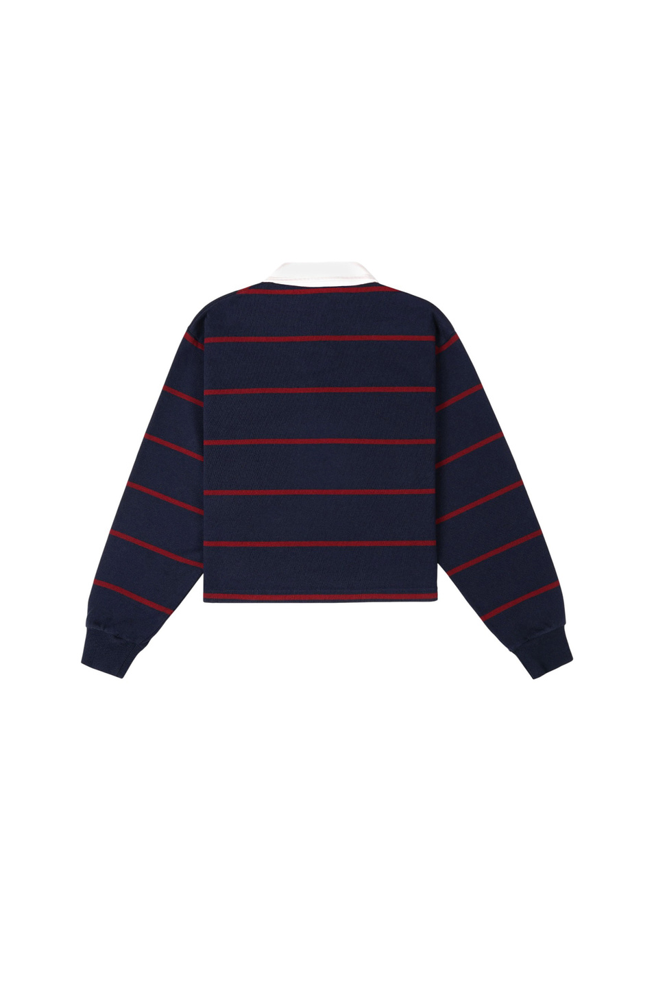 Женский Sporty & Rich Джемпер-поло Serif в полоску (цвет ), артикул ST00862300BL134 | Фото 2