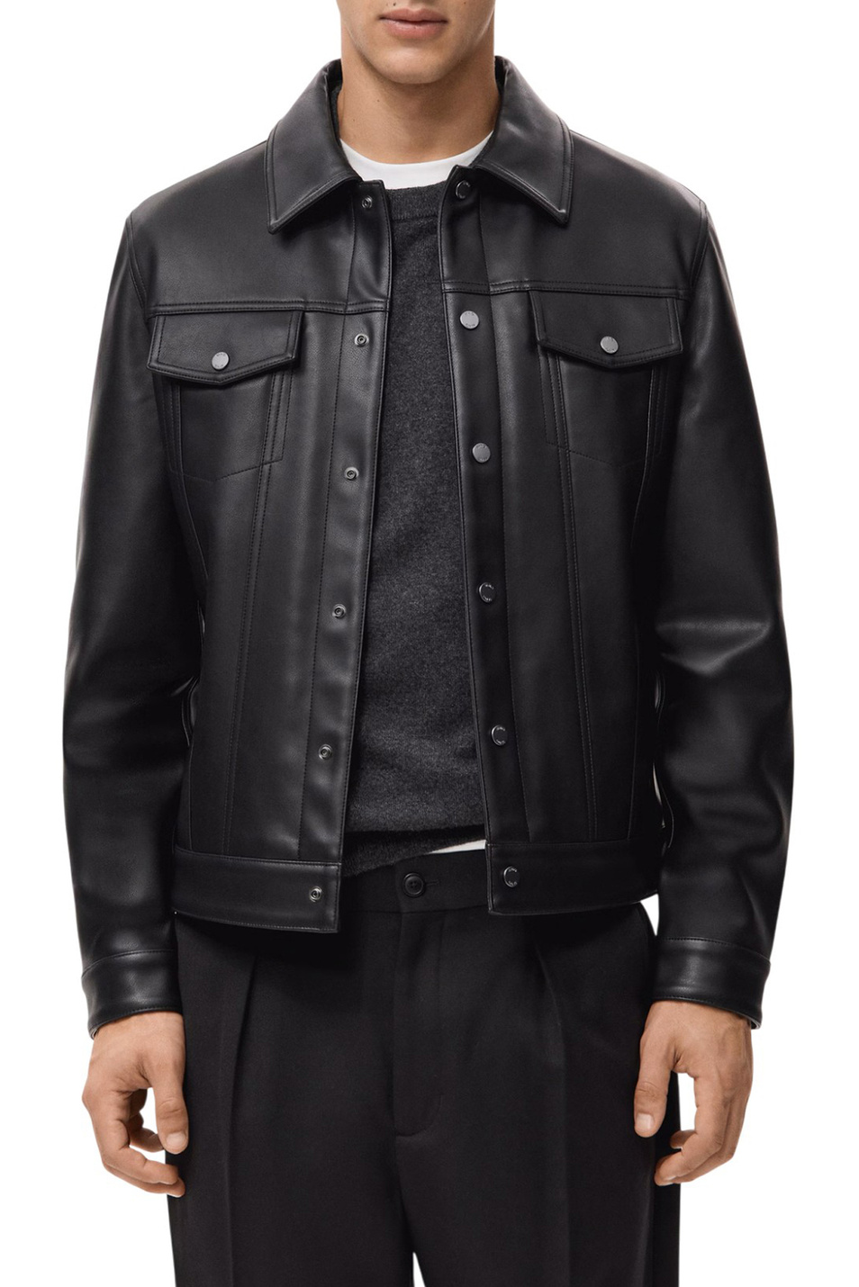 Мужской Mango Man Куртка BLAS из искусственной кожи (цвет ), артикул 27071172 | Фото 3