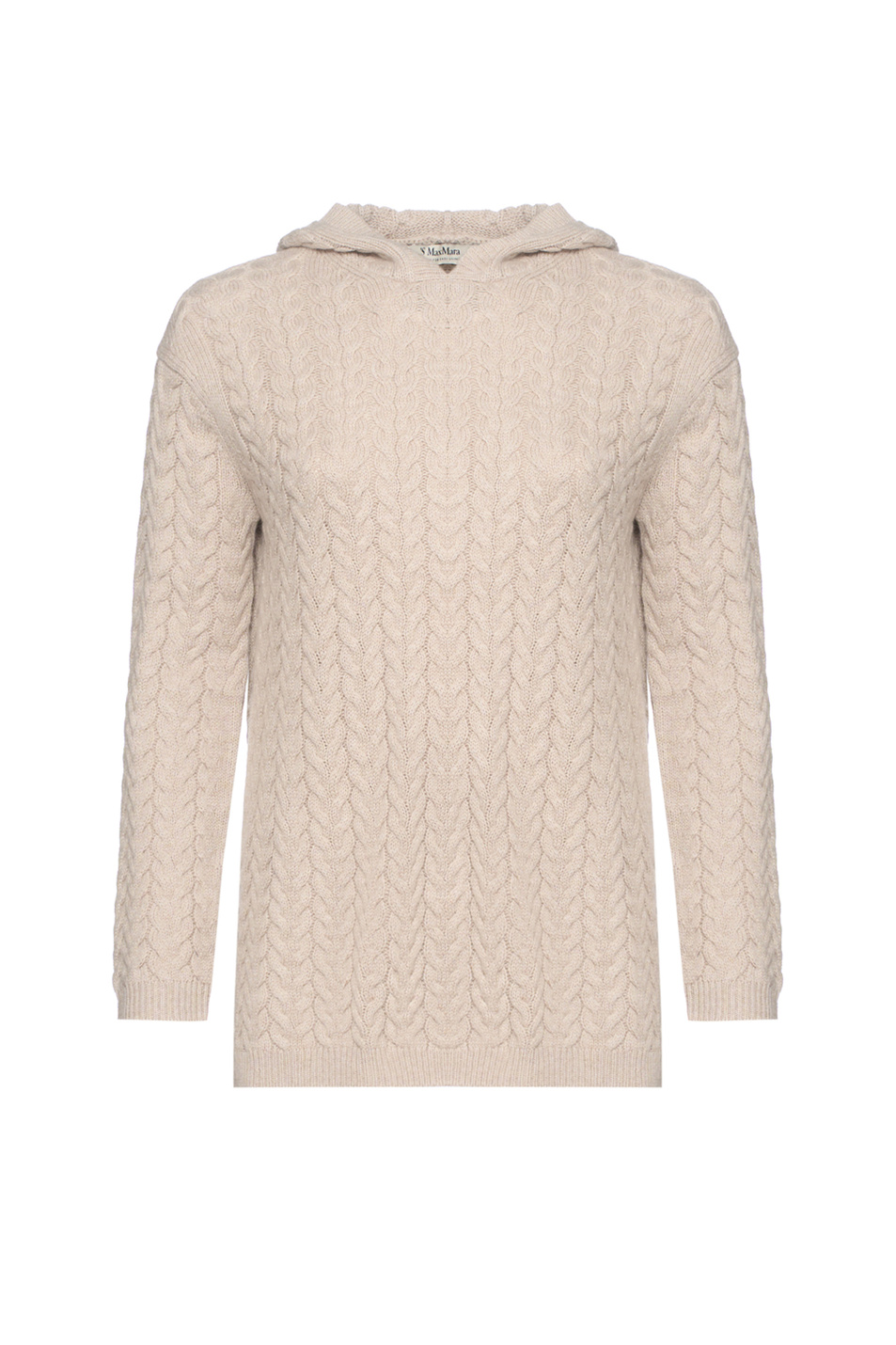 Джемпер DELFINE из шерсти и кашемира|Основной цвет:Бежевый Женский Max Mara Джемпер DELFINE из шерсти и кашемира (цвет ), артикул 2529366243 | Фото 1