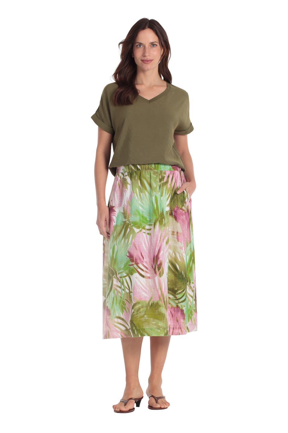 Женский Gerry Weber Футболка из вискозы (цвет ), артикул N61258 | Фото 3