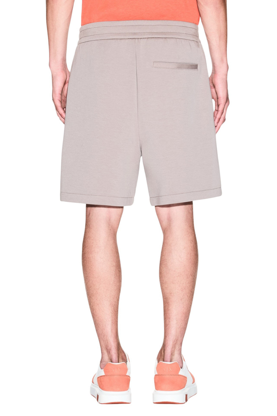 Мужской Armani Exchange Шорты из смесового хлопка с логотипом (цвет ), артикул XM001773-AF10818 | Фото 4