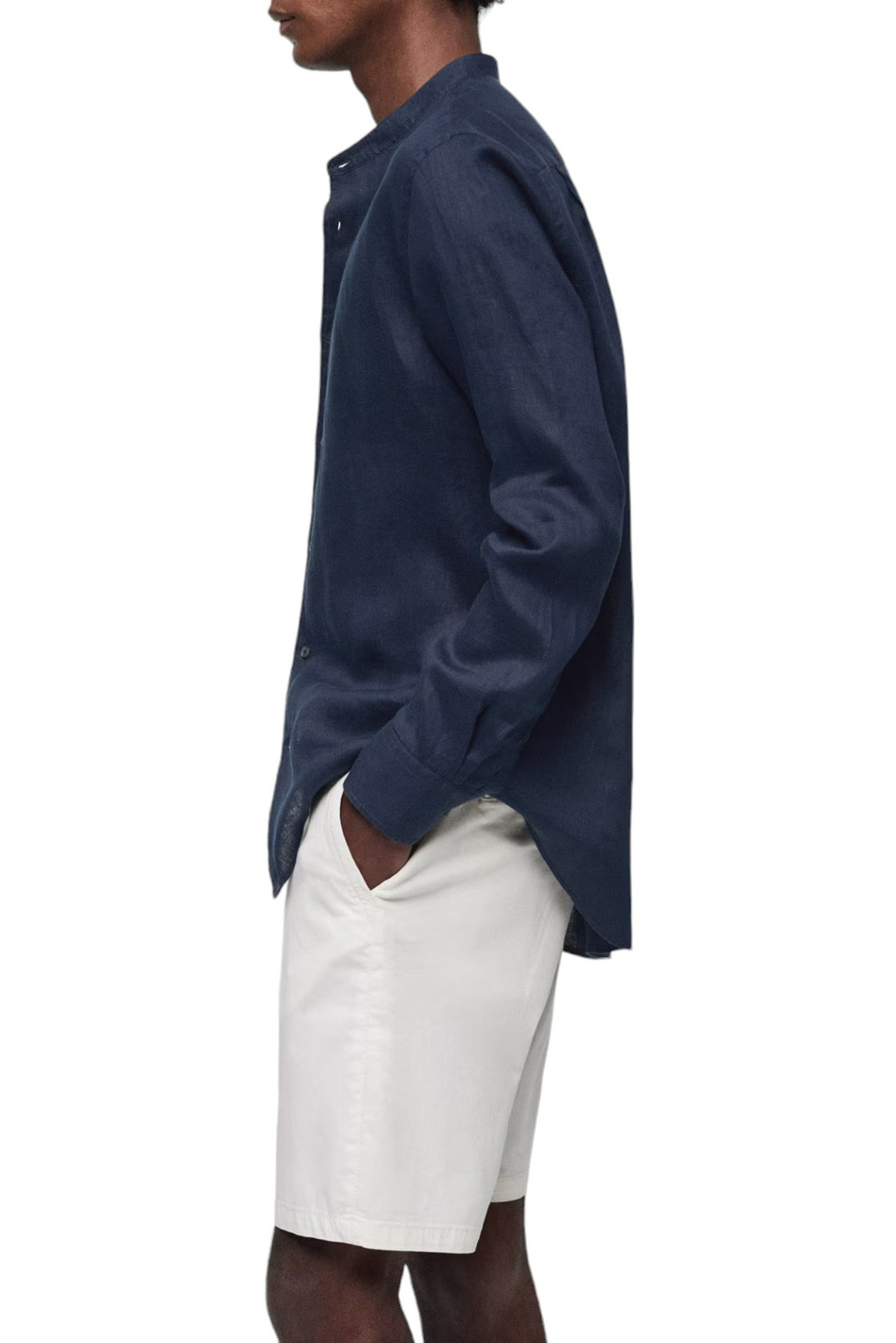 Мужской Mango Man Рубашка CHENNAI из чистого льна (цвет ), артикул 67026731 | Фото 4