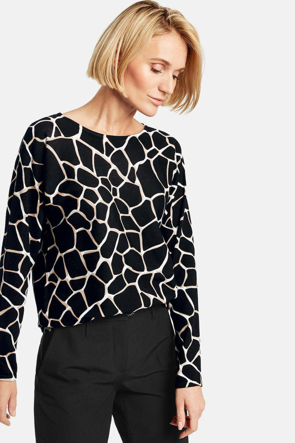 Женский Gerry Weber Джемпер из натурального хлопка (цвет ), артикул 270534-44700 | Фото 1