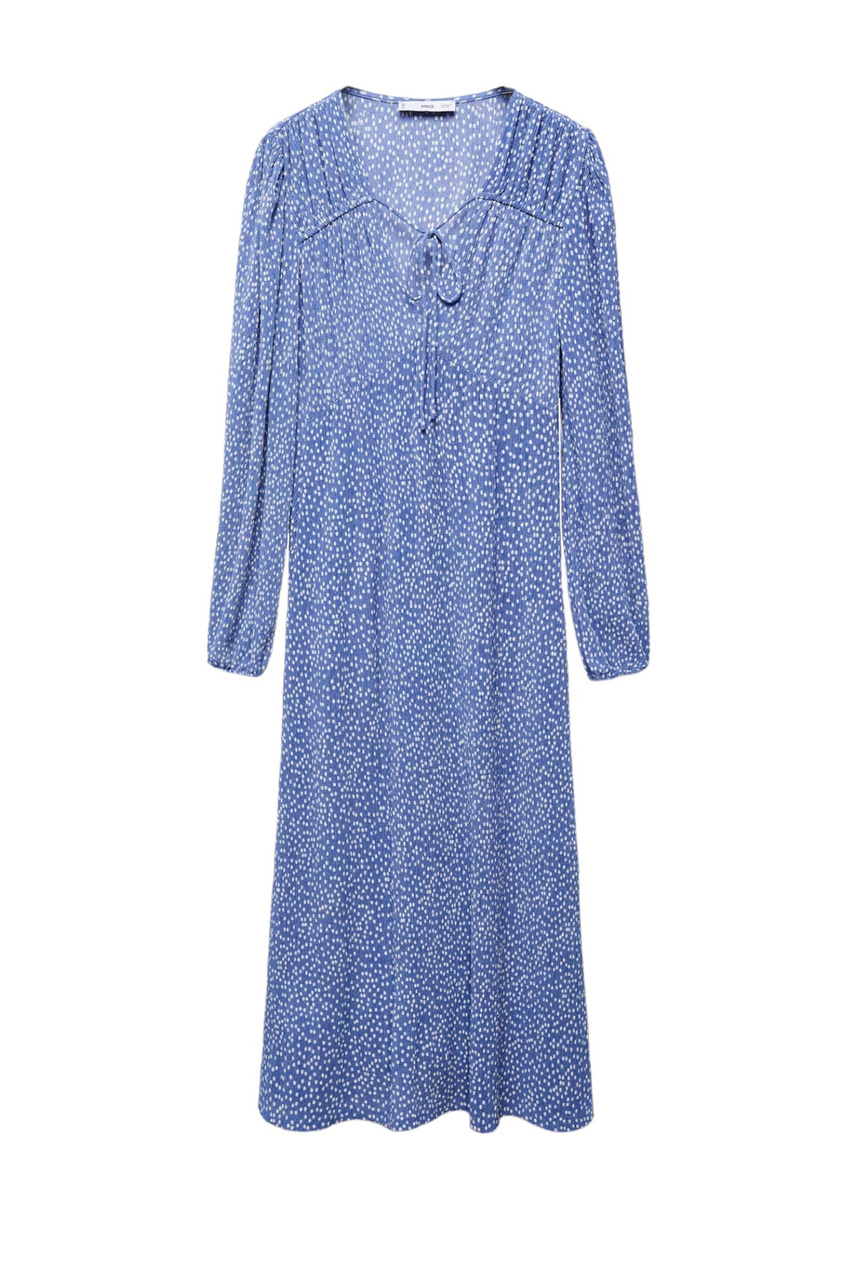 Платье POMELO с принтом|Основной цвет:Синий|Артикул:67024788 | Фото 1